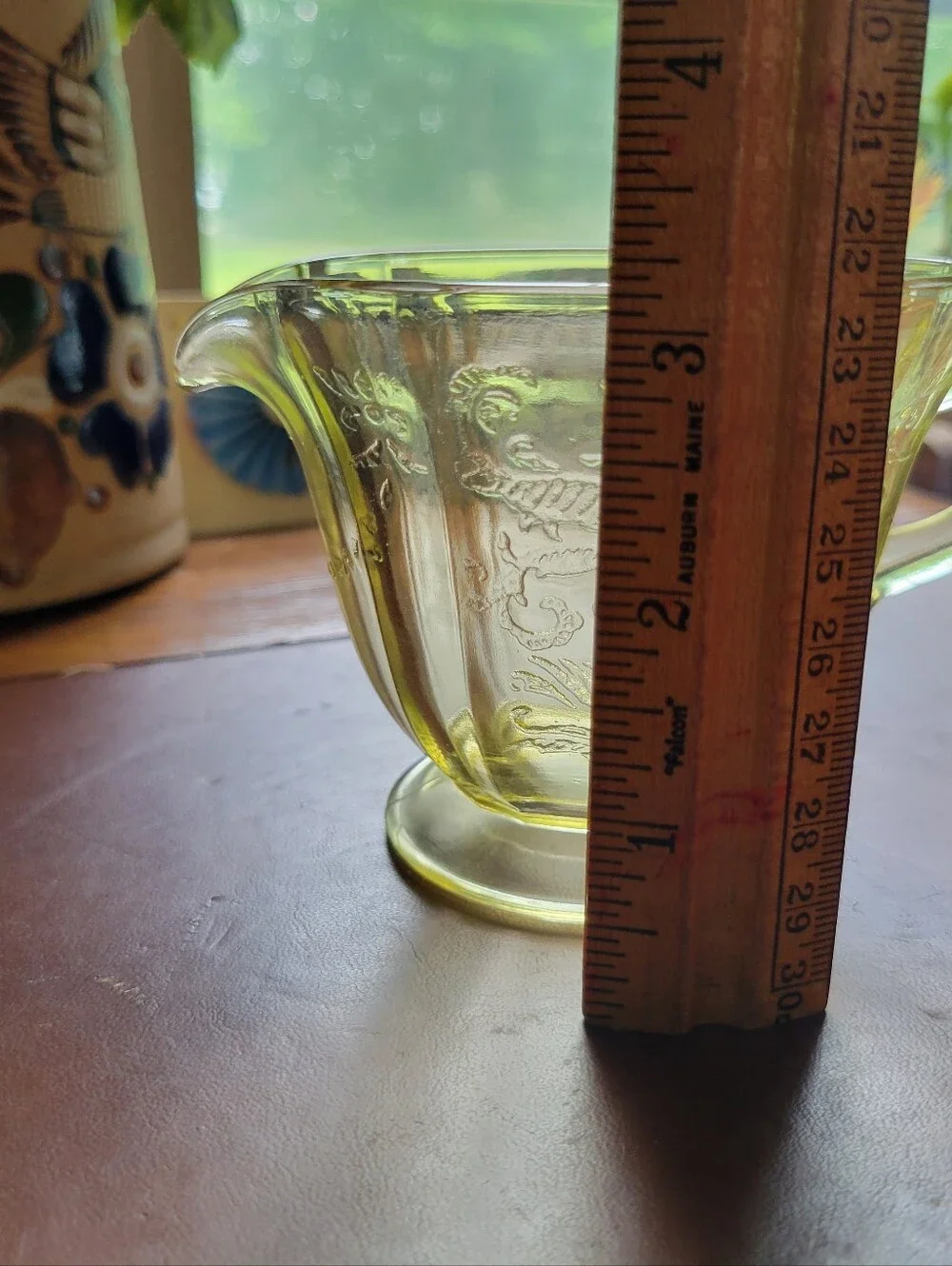 1930 MACBETH-EVANS YELLOW DEPRESSION GLASS CREAMERS